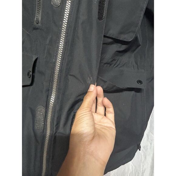 BLACK YAK Yak Tech Down Parka Jacket Fur Trim Hood Winter Insulated Coat 100 L - Picture 11 of 16